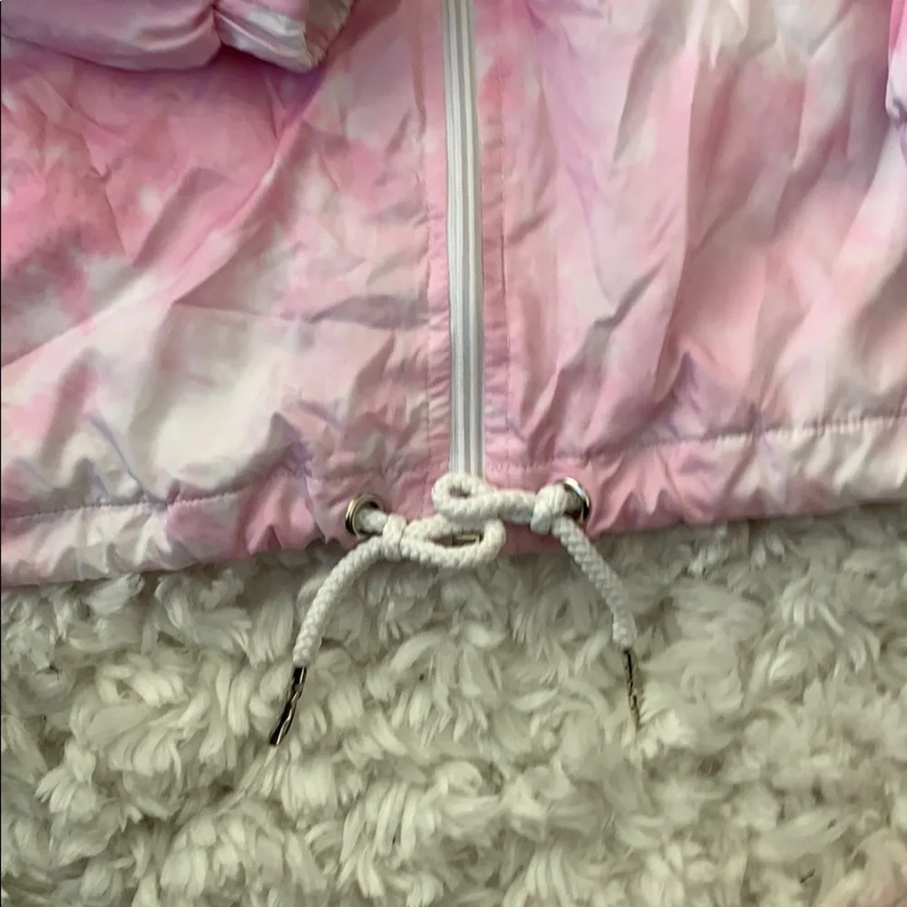 ✨ Forever 21 Pink Tie-Dye Windbreaker Jacket ✨ Medium